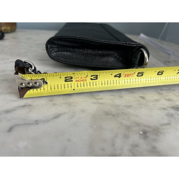 Jennifer Lopez J LO Black Chain Wrislet Wedding Party Cocktail Prom Purse Silver - Picture 11 of 12